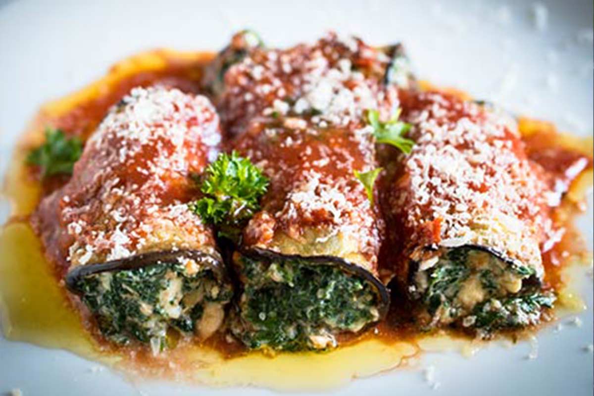 Recipe: Spinach & Ricotta Eggplant Rolls | starticles